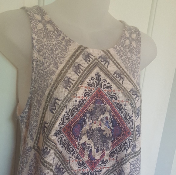 *SOLD* Ginger G Elephant Tank bohemian - Picture 1 of 5